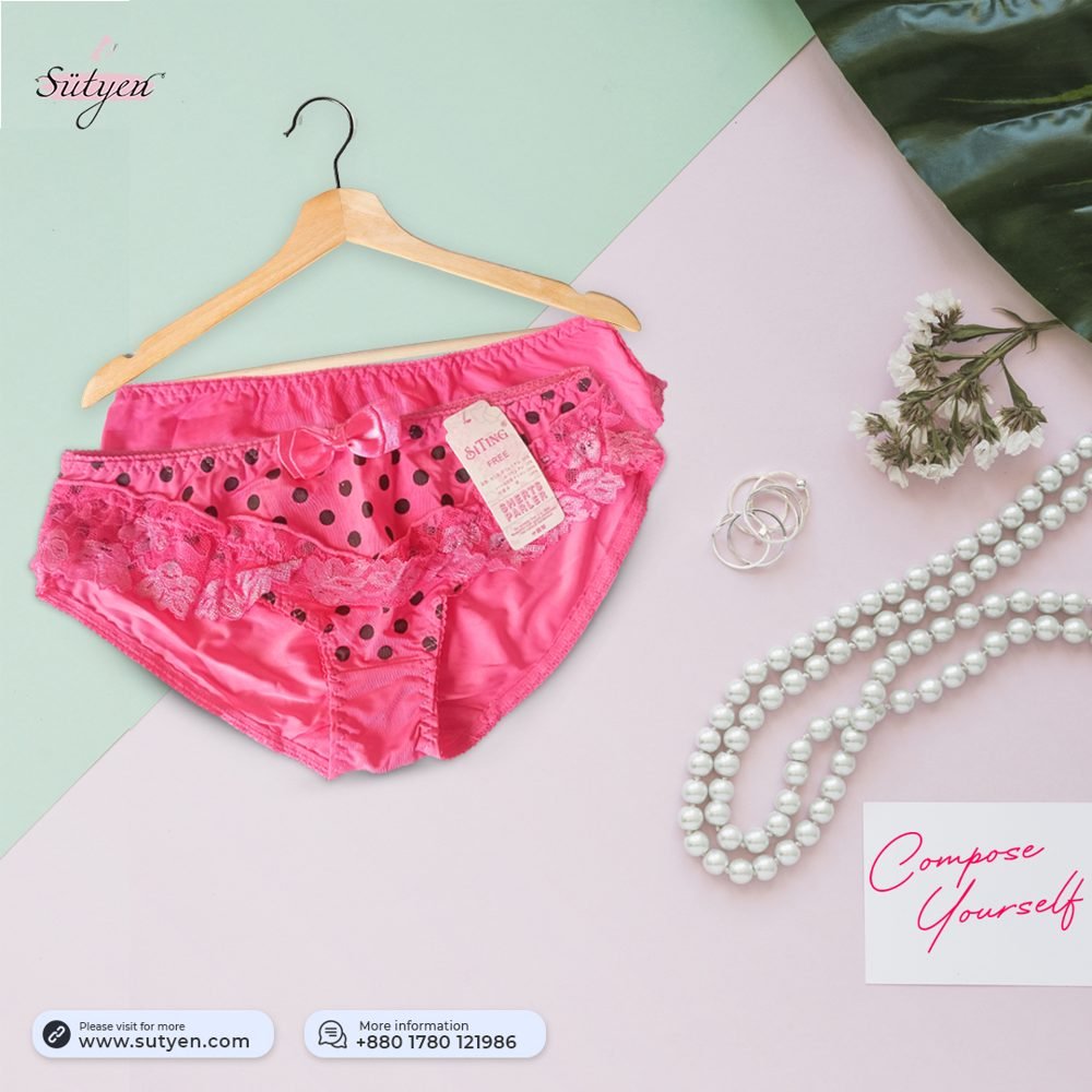 Sutyen frill lace free-size brief