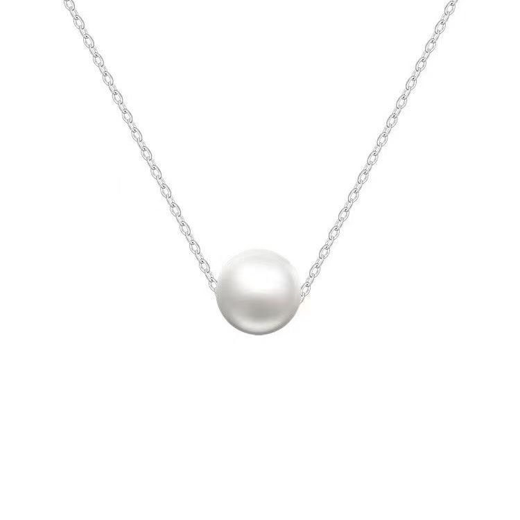 Sutyen pearl solitaire pendant necklace