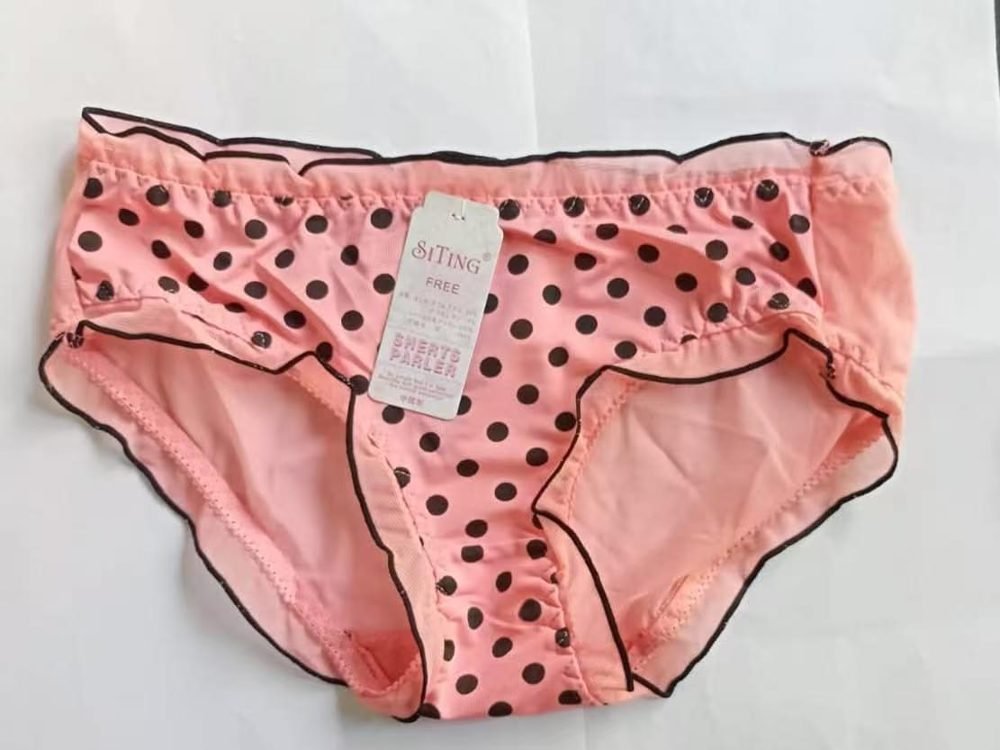 Sutyen pink polka-dot brief