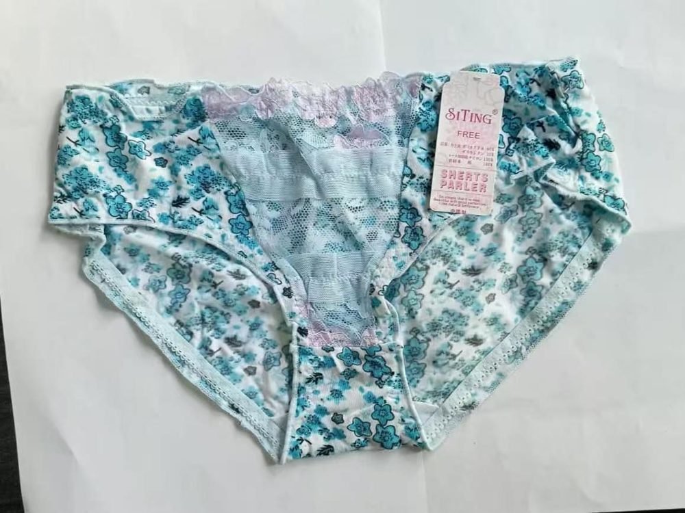 Sutyen teal floral brief