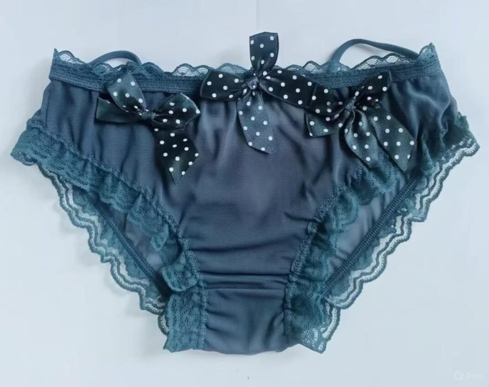 Sutyen teal bow brief